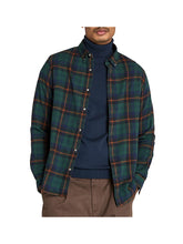 TIMBERLAND Timberland Camicia a Quadri in Flanella da Uomo in verde scuro Verde